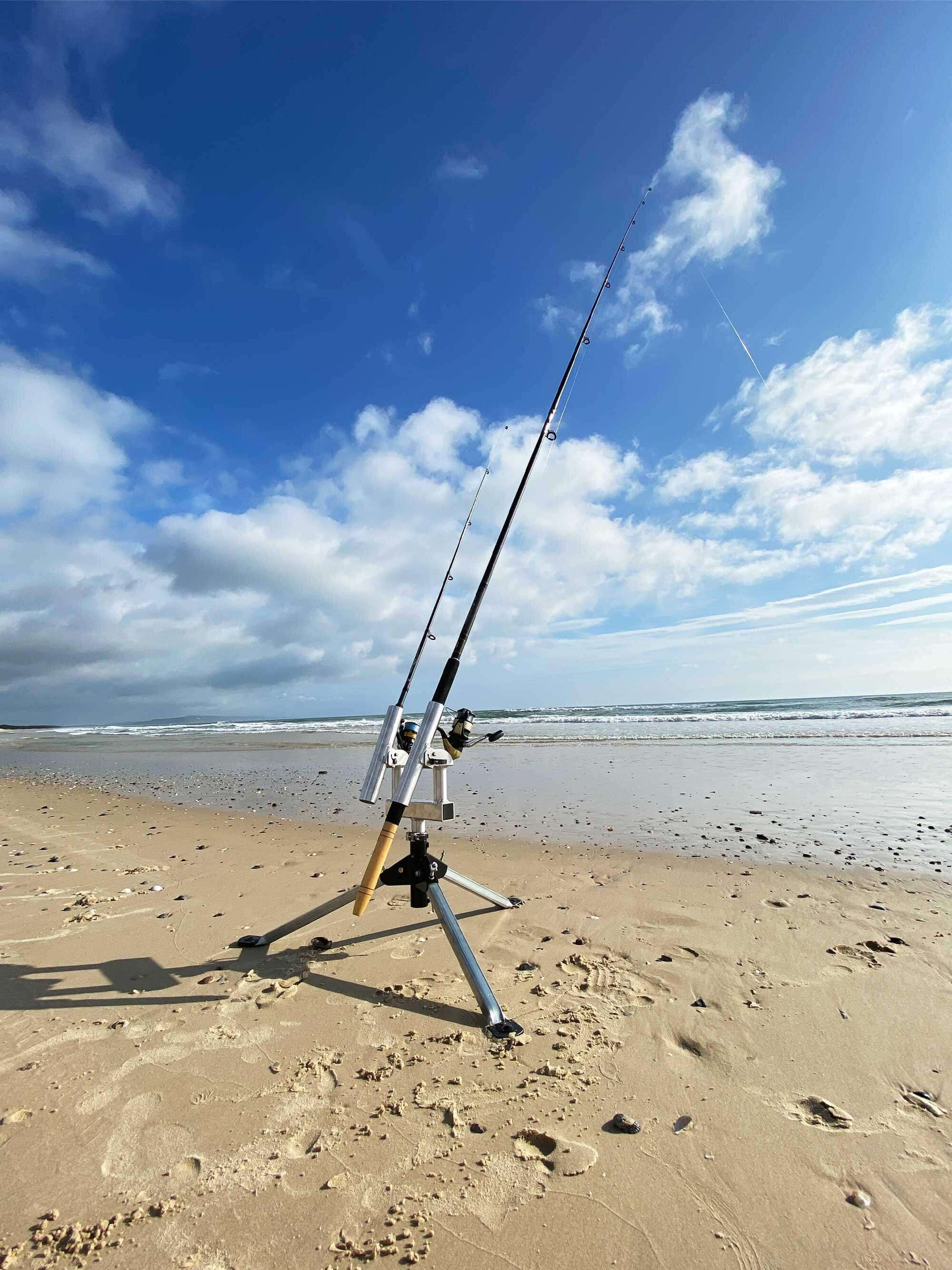 Pebbly Beach Aluminium Fishing Rod Holder ,Wall Australia