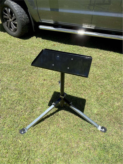 Trip-Pod BBQ Stand to suit Weber Baby Q 1000 and Q1200 Caravans and Camping